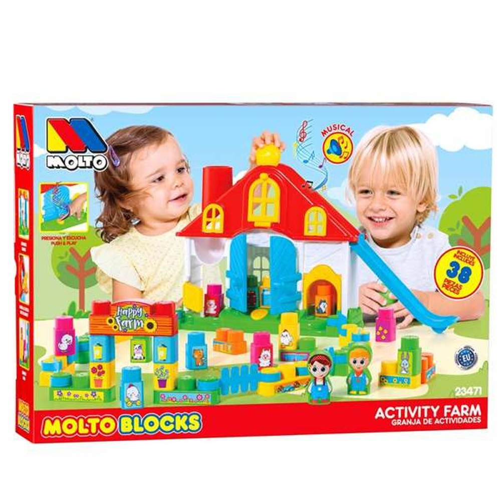 Playset Moltó Sunet Fermă 38 Piese