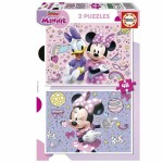 Set de 2 Puzzle-uri Educa Minnie Mouse 48 Piese