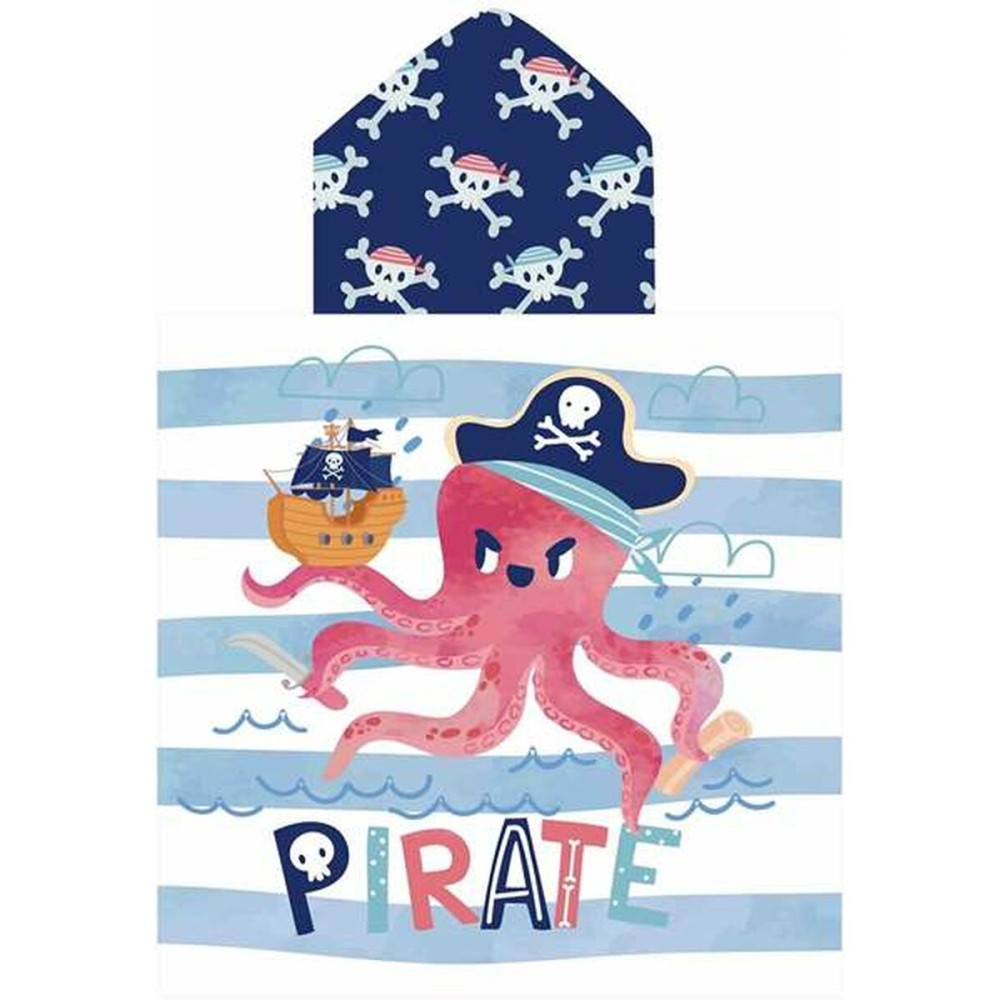 Prosop-Poncho cu Glugă Secaneta Piratepolp 60 x 120 cm