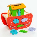 Playset Moltó Noah's ark Lemn 17 Piese