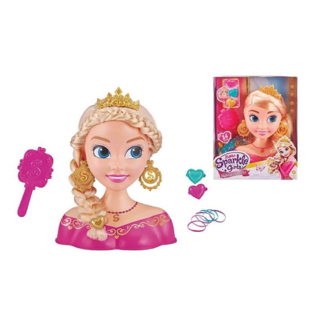 Păpușă pentru coafat Sparkle Girlz 23 cm