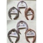 Diademă Inca Paiete Fundă Roz