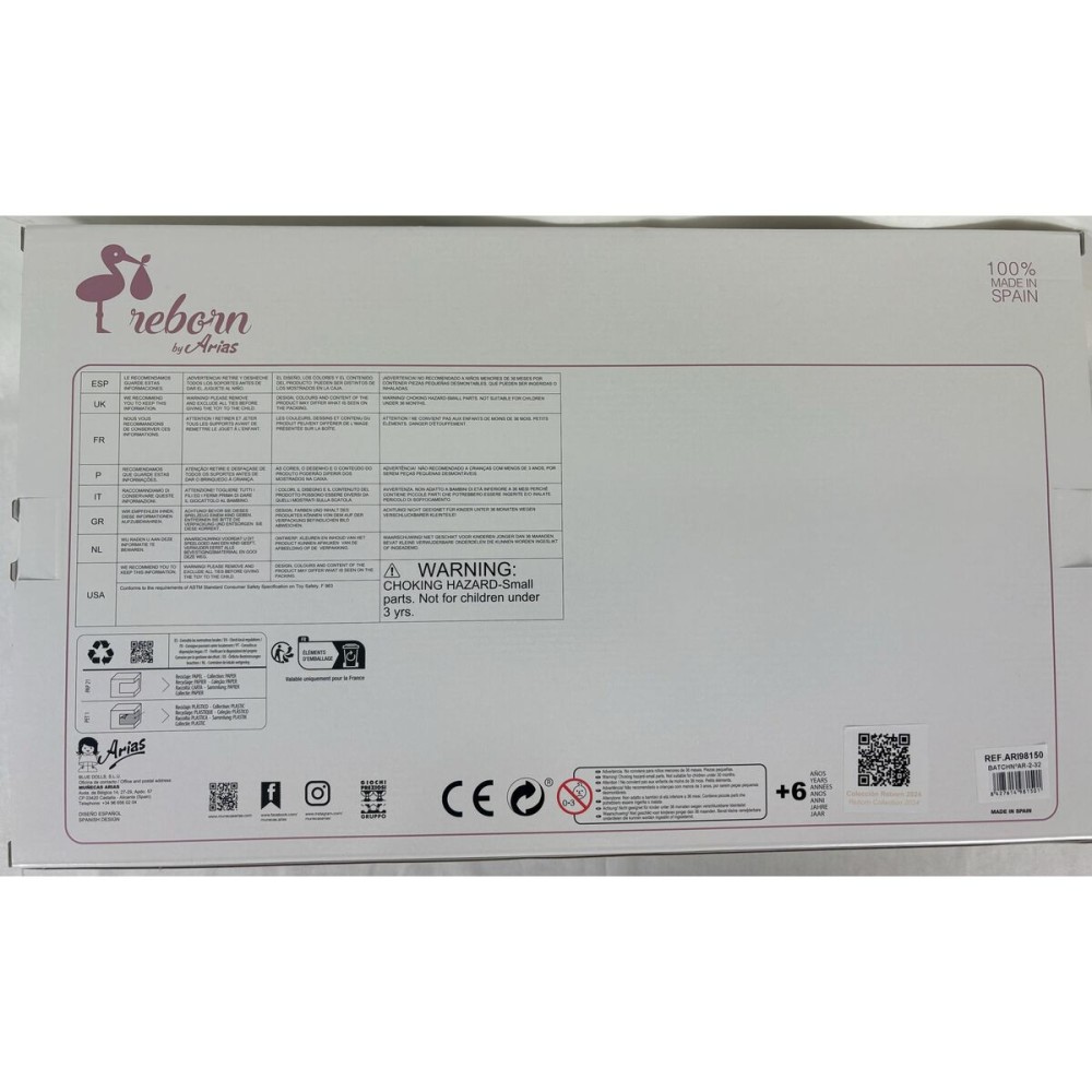 Păpușă Bebe Arias Bruno 45 cm