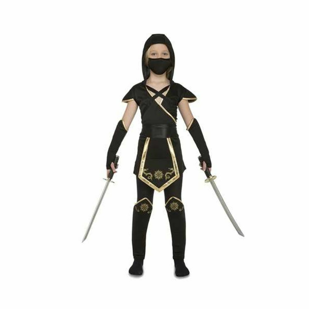 Costum Deghizare pentru Copii My Other Me Negru Ninja (5 Piese)