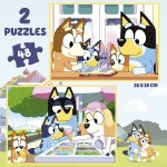 Set de 2 Puzzle-uri Educa Bluey 48 Piese