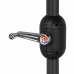 Umbreală de soare Aktive Crem Ø 4,8 cm 300 cm Aluminiu