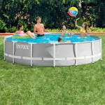 Piscină Detașabilă Intex Prism Frame 457 x 107 cm 14.614 l Gri