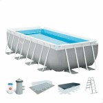 Piscină Detașabilă Intex Prism Frame 488 x 244 x 107 cm 10.874 l Gri