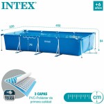Piscină Detașabilă Intex Frame 450 X 220 X 84 CM 7127 L Dreptunghiular