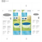 Husă pentru piscină Intex 488 cm Solar Rotund