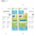 Husă pentru piscină Intex 400 x 200 cm Solar Dreptunghiular