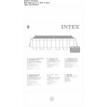 Husă pentru piscină Intex 488 x 244 cm Solar Dreptunghiular