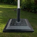 Bază pentru Umbrelă de Soare Aktive Negru 44 x 44 cm 12 kg