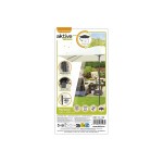 Umbreală de soare Aktive Crem Aluminiu Oțel 300 x 300 cm