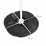 Bază pentru Umbrelă de Soare Aktive Plastic