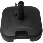 Bază pentru Umbrelă de Soare Aktive Negru 3,8 cm 19 Kg