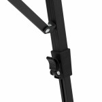 Masă Pliabilă Aktive 90 x 70 x 57 cm Camping Negru Maro Aluminiu