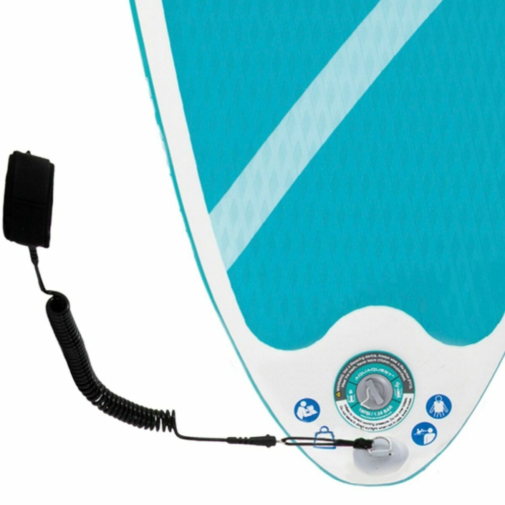 Placă gonflabilă de paddle surf cu accesorii Intex Aqua Quest Albastru Alb