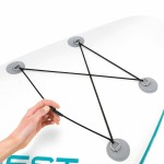 Placă gonflabilă de paddle surf cu accesorii Intex Aqua Quest Albastru Alb