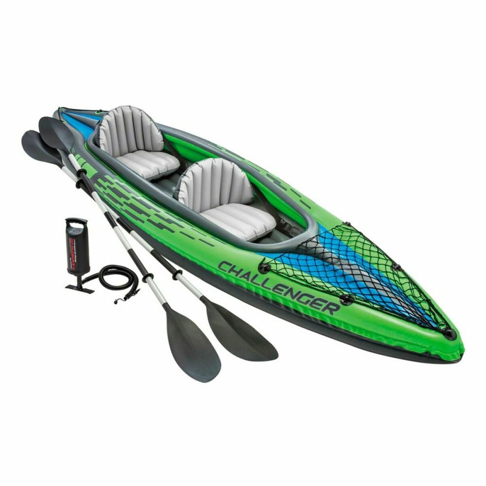 Canoe Gonflabilă Intex Water Lounge 351 x 76 x 38 cm Verde 2 persoane