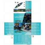 Canoe Gonflabilă Intex Water Lounge 351 x 76 x 38 cm Verde 2 persoane