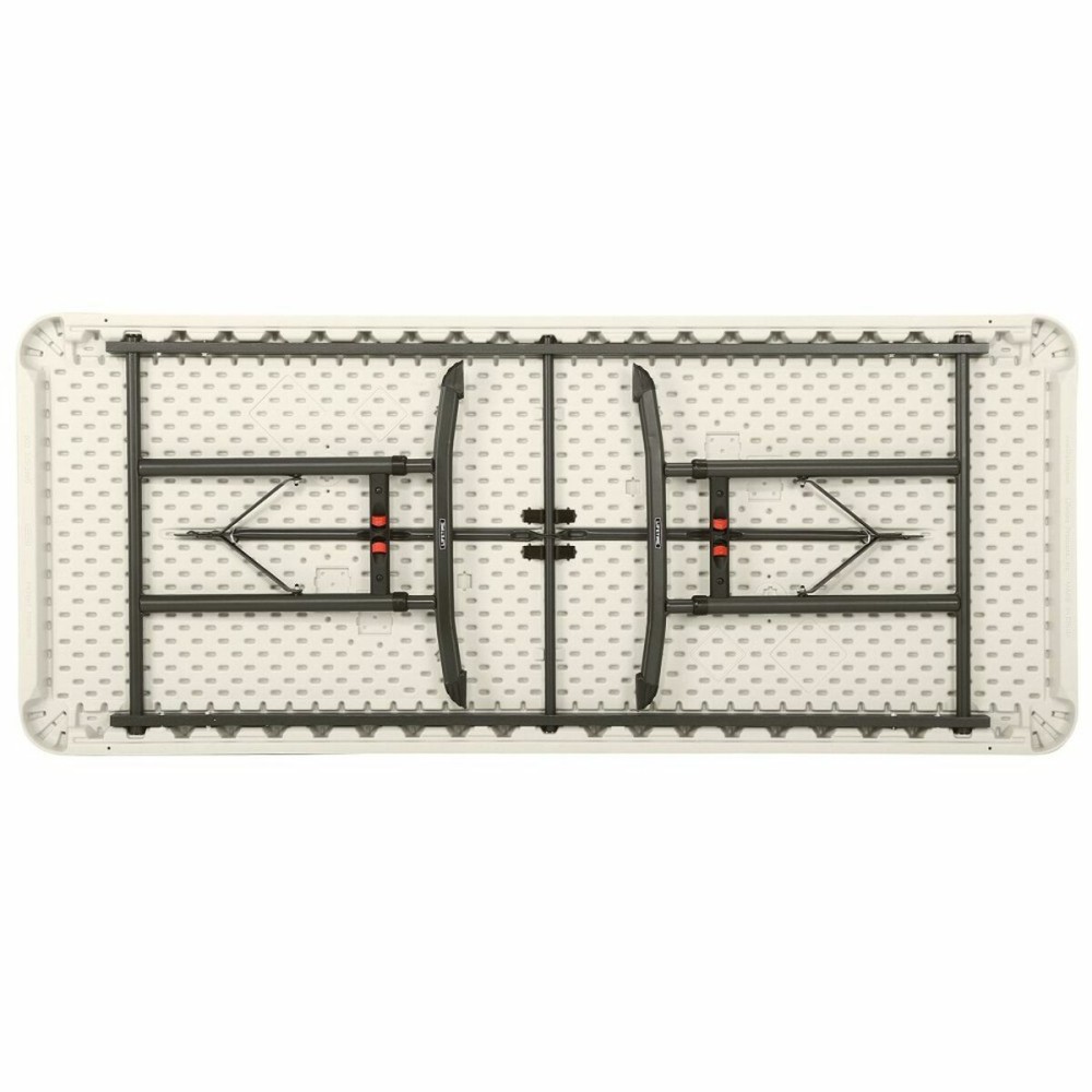 Masă Pliabilă Lifetime Alb 183 x 76 cm Dreptunghiular