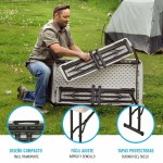 Set de Masă cu Scaune Lifetime Crem 106 x 61 x 74 cm