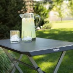 Masă Pliabilă Lifetime Negru Oțel Plastic 75 x 50,5 x 66 cm