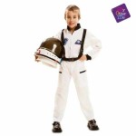 Costum Deghizare pentru Copii Astronaut / Astronaută 2 Piese Alb