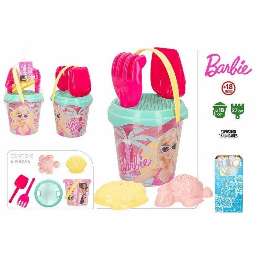 Set de jucării de plajă Barbie Ø 18 cm