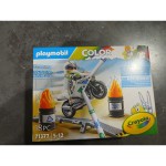 Playset Playmobil Color Motocicletă 18 Piese