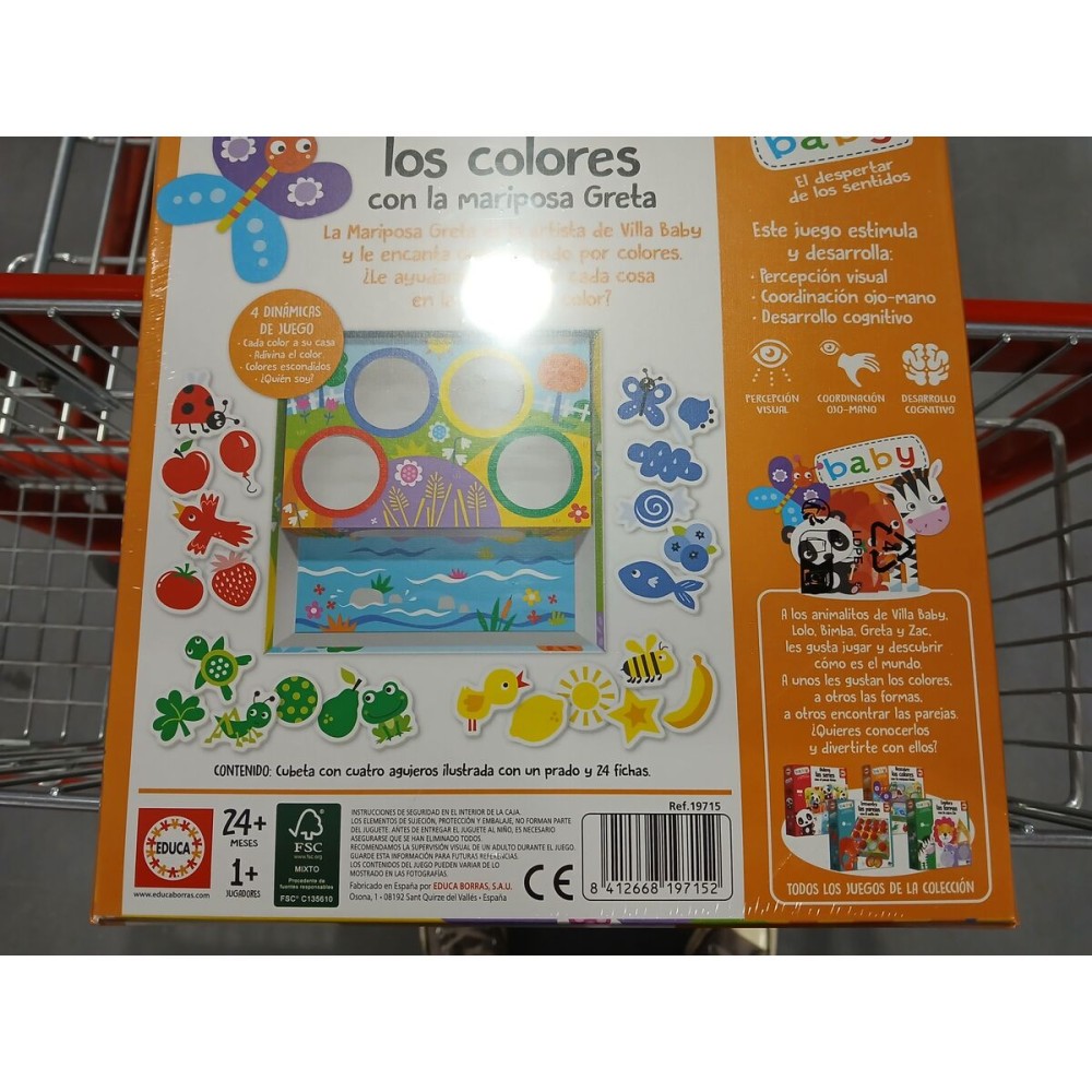 Joc Educativ Educa Descubre los Colores con La Mariposa Greta