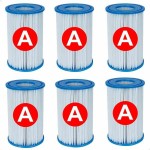 Filtru pentru sistemul de tratare a apelor uzate Intex Tip A 6 Unități