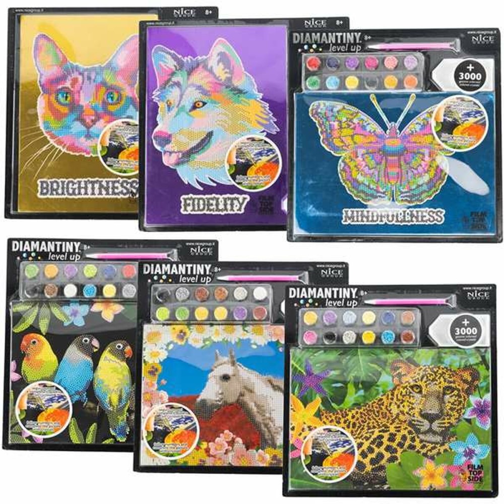 Joc Educativ Crystal Art Diamantiny Surtido 3 32 x 32 x 2,4 cm