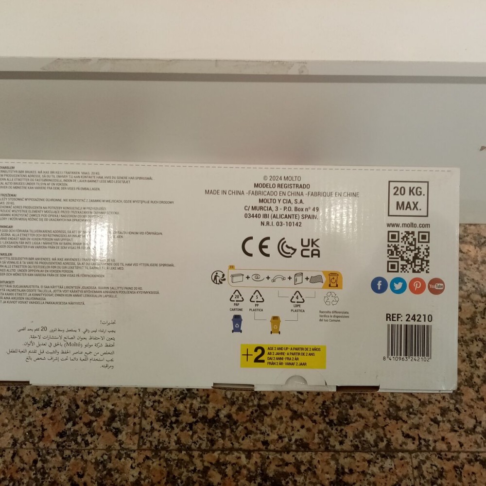 Bicicletă pentru copii Moltó Minibike Albastru