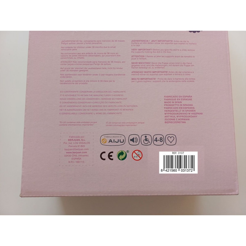 Păpușă Bebe Berjuan 3137-24 38 cm