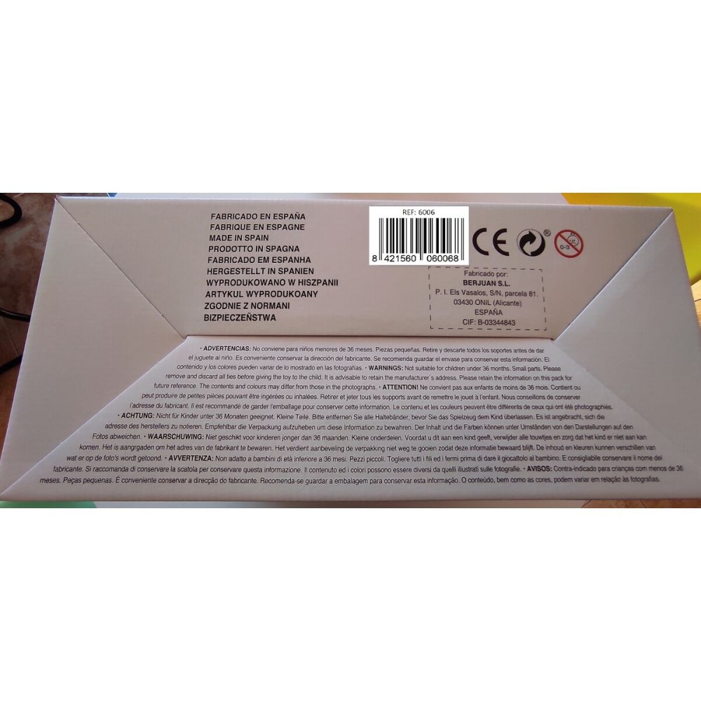 Păpușă bebeluș Berjuan 6006-24 38 cm