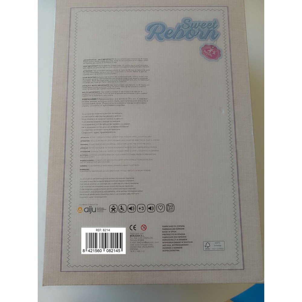 Păpuși renăscute Berjuan  8214-24 50 cm