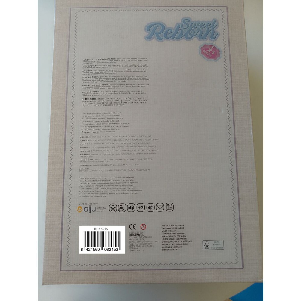 Păpuși renăscute Berjuan 8215-24 50 cm