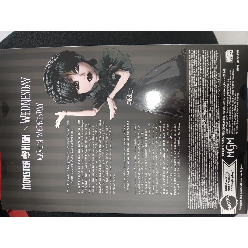 Păpușă Monster High Wednesday