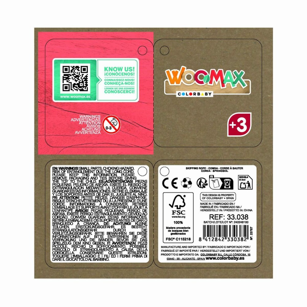 Coardă de Sărit cu Mânere Woomax