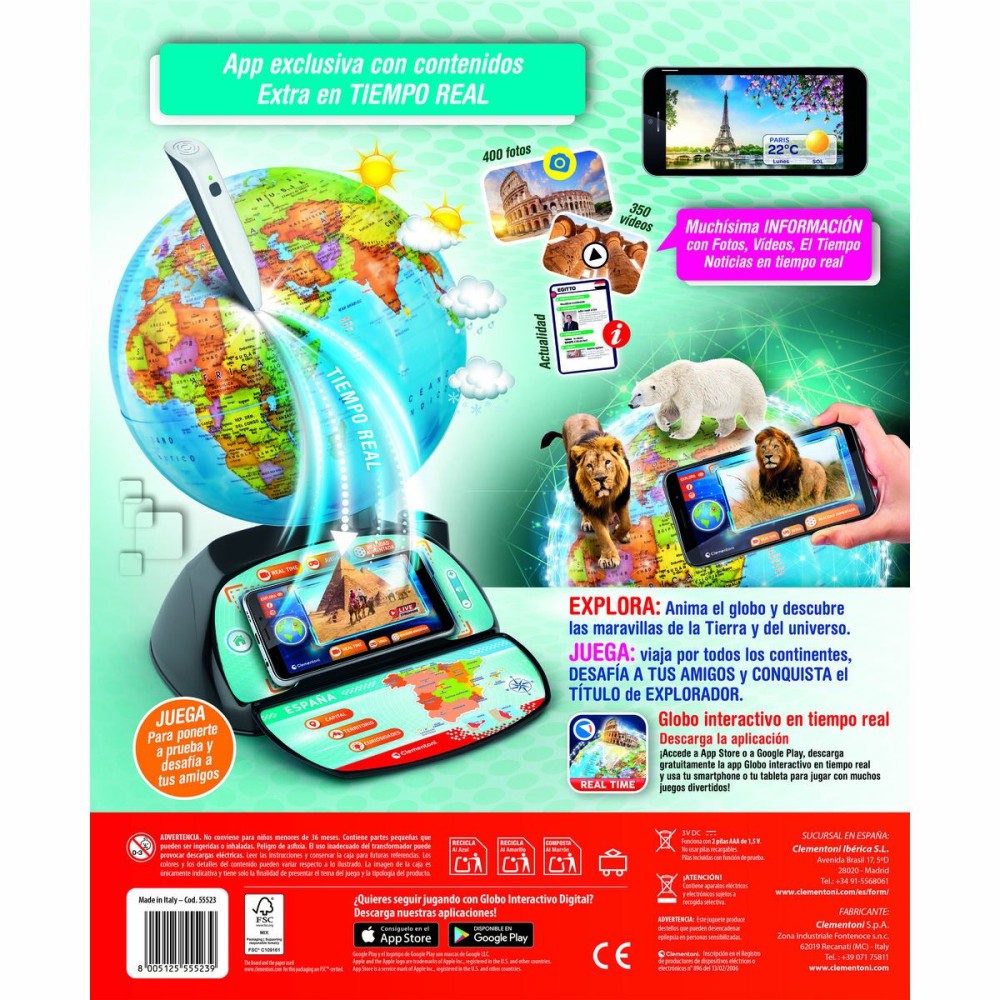 Glob Pământesc Clementoni Plastic