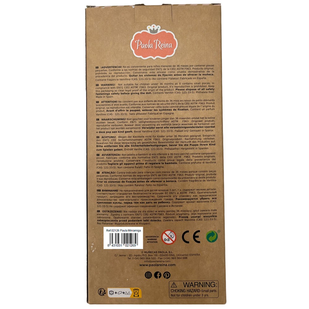 Păpușă Paola Reina Paula 21 cm
