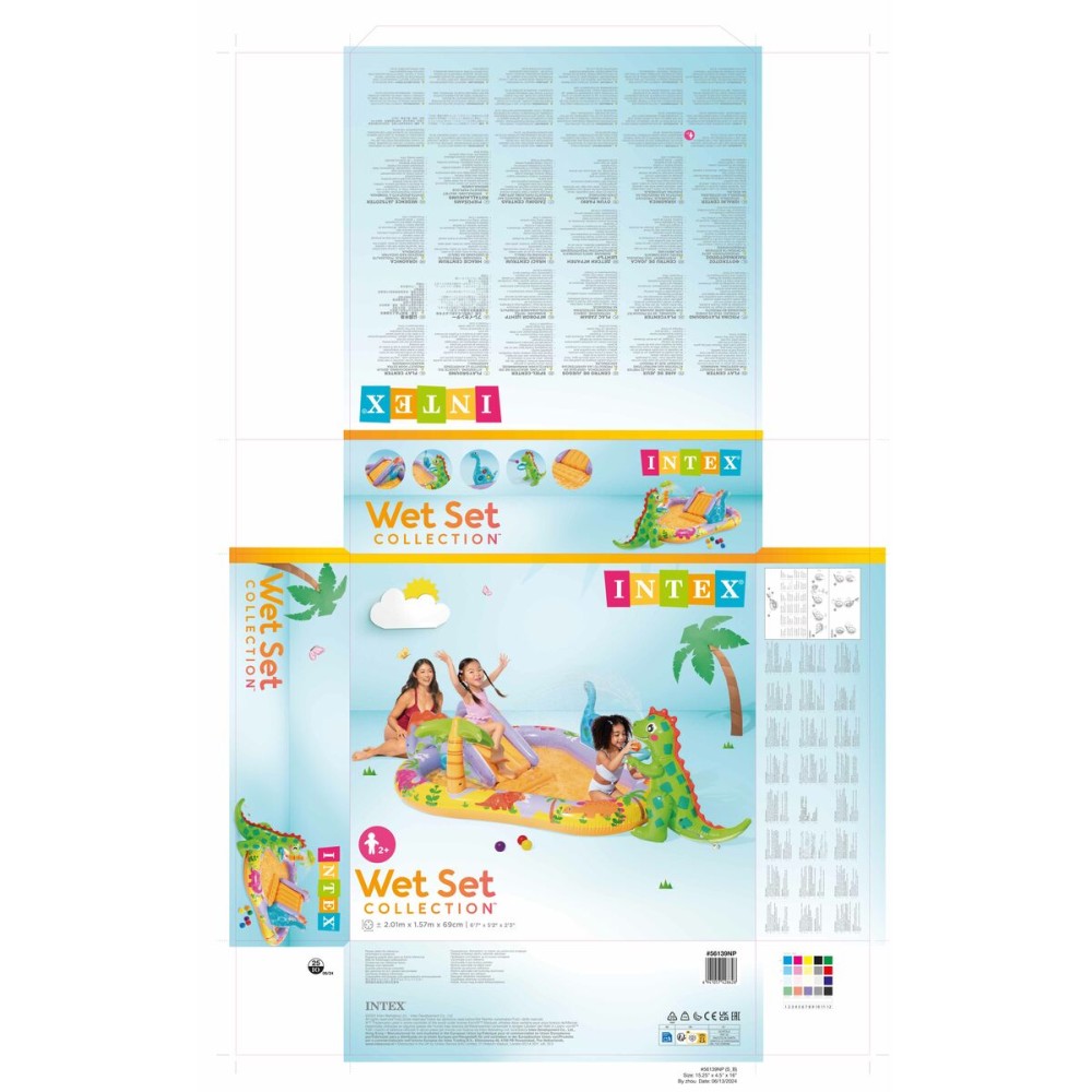 Piscină Gonflabilă pentru Copii Intex Dino Park 201 x 157 x 69 cm