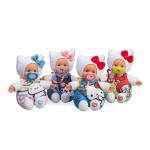 Păpușă bebeluș Nenuco Hello Kitty 15 cm