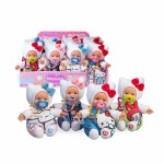 Păpușă bebeluș Nenuco Hello Kitty 15 cm