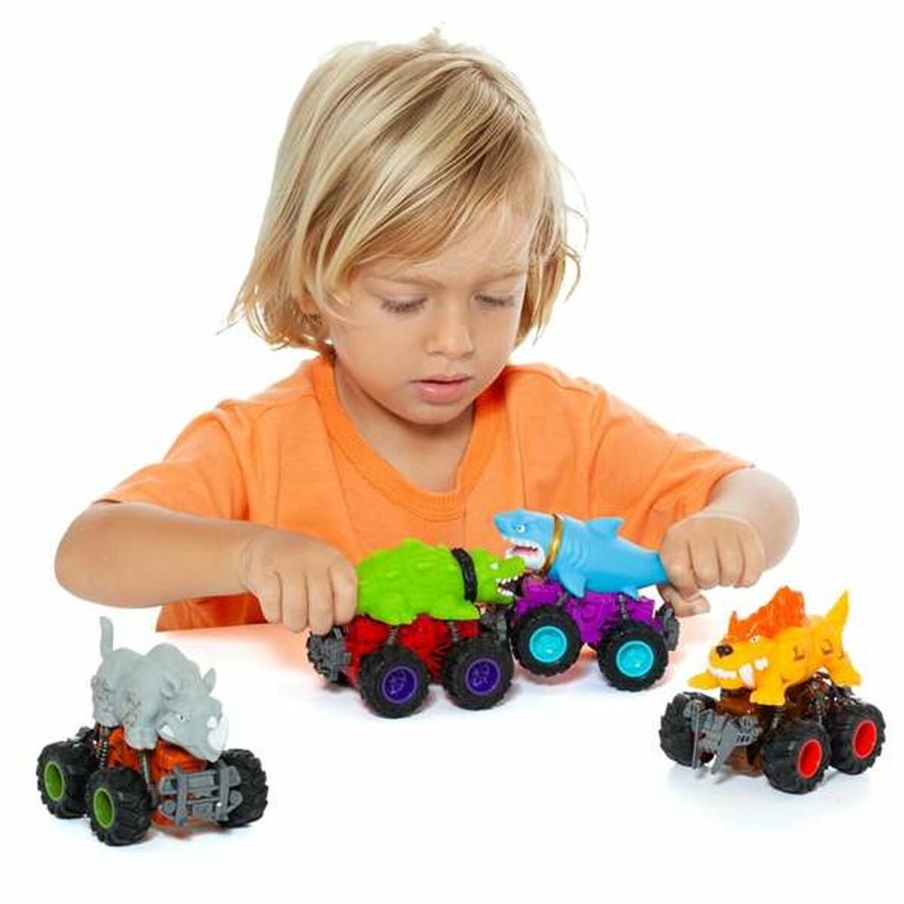 Mașinuță de jucărie cu mecanism de frecare Moltó Beast Wheels Multicolor