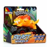 Mașinuță de jucărie cu mecanism de frecare Moltó Beast Wheels Multicolor