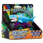 Mașinuță de jucărie cu mecanism de frecare Moltó Beast Wheels Multicolor