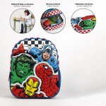 Ghiozdan 3D The Avengers Negru 25,0 x 31,0 x 10,0 cm